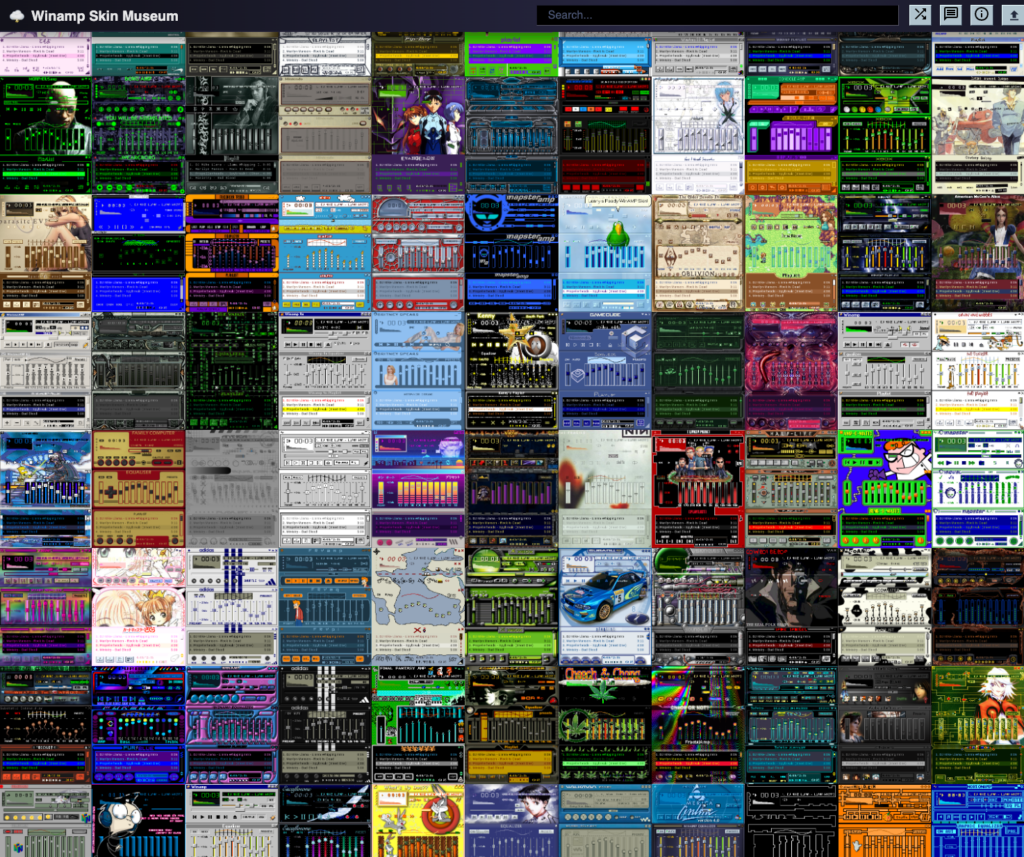 Screenshot of Winamp Skins